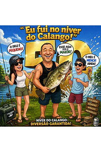  Caricatura Personalizada pescador Transformo sua foto em uma caricatura única   Perfeito para presentear alguém especial    Arte personalizada  Estilo exclusivo  Entrega rápida