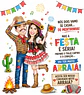 Caricatura Junina Adultos Personalizada | Casal Caipira, Festa Junina, Arraiá e Convite Digital - Thumbnail 3