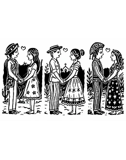 Desenho Personalizado Estilo Cordel Histórias Nordestinas Desenho a Traço Cordel Digital  Cultura Popular  Tradições Nordestinas Ilustração Xilografia Xilogravura