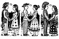 Desenho Personalizado Estilo Cordel Histórias Nordestinas Desenho a Traço Cordel Digital  Cultura Popular  Tradições Nordestinas Ilustração Xilografia Xilogravura - Thumbnail 1