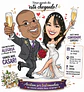 Caricaturas de Noivos para Convites de Casamento | Arte Personalizada - Thumbnail 3