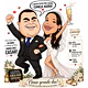 Caricaturas de Noivos para Convites de Casamento | Arte Personalizada