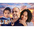 Fotomontagem de Avó e Netinha | Um Encontro Cheio de Amor