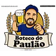 Caricatura Tema Boteco para Rótulo Personalizado | Arte Digital para Festa e Aniversário
