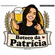 Caricatura Tema Boteco para Rótulo Personalizado | Arte Digital para Festa e Aniversário
