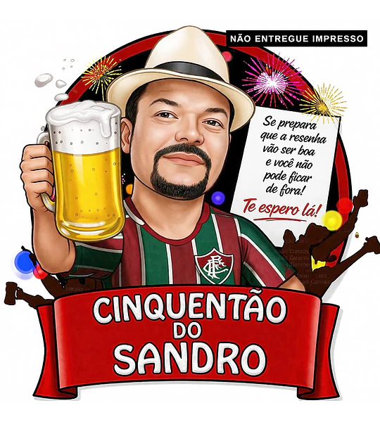 Caricatura para Convite de Aniversário | Arte Personalizada e Divertida