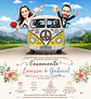 Caricatura de Casamento com Carro Personalizada – Noivos Dirigindo e Tema Automotivo - Thumbnail 2