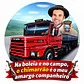 Caricatura de Motorista de Caminhão – Presente Criativo para Homem - Thumbnail 7