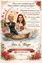 Convite Digital de Casamento com Veículos Caricatura Personalizada | Noivos Personalizados - Thumbnail 3