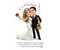 Convite Digital de Casamento com Caricatura Personalizada | Noivos