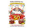 Caricatura de Feijoada para Aniversário | Tema Mestre Cuca Personalizado