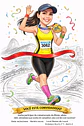 Caricatura de Maratonista Personalizada | Corredor, Atleta e Esportista - Thumbnail 2