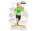 Caricatura de Maratonista Personalizada | Corredor, Atleta e Esportista