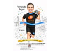 Caricatura de Maratonista Personalizada | Corredor, Atleta e Esportista