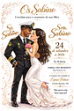 Caricatura Noivos Policial | Arte Personalizada para Casamento - Thumbnail 2