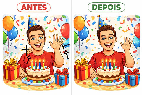 Corrigir Imagem Feita por IA