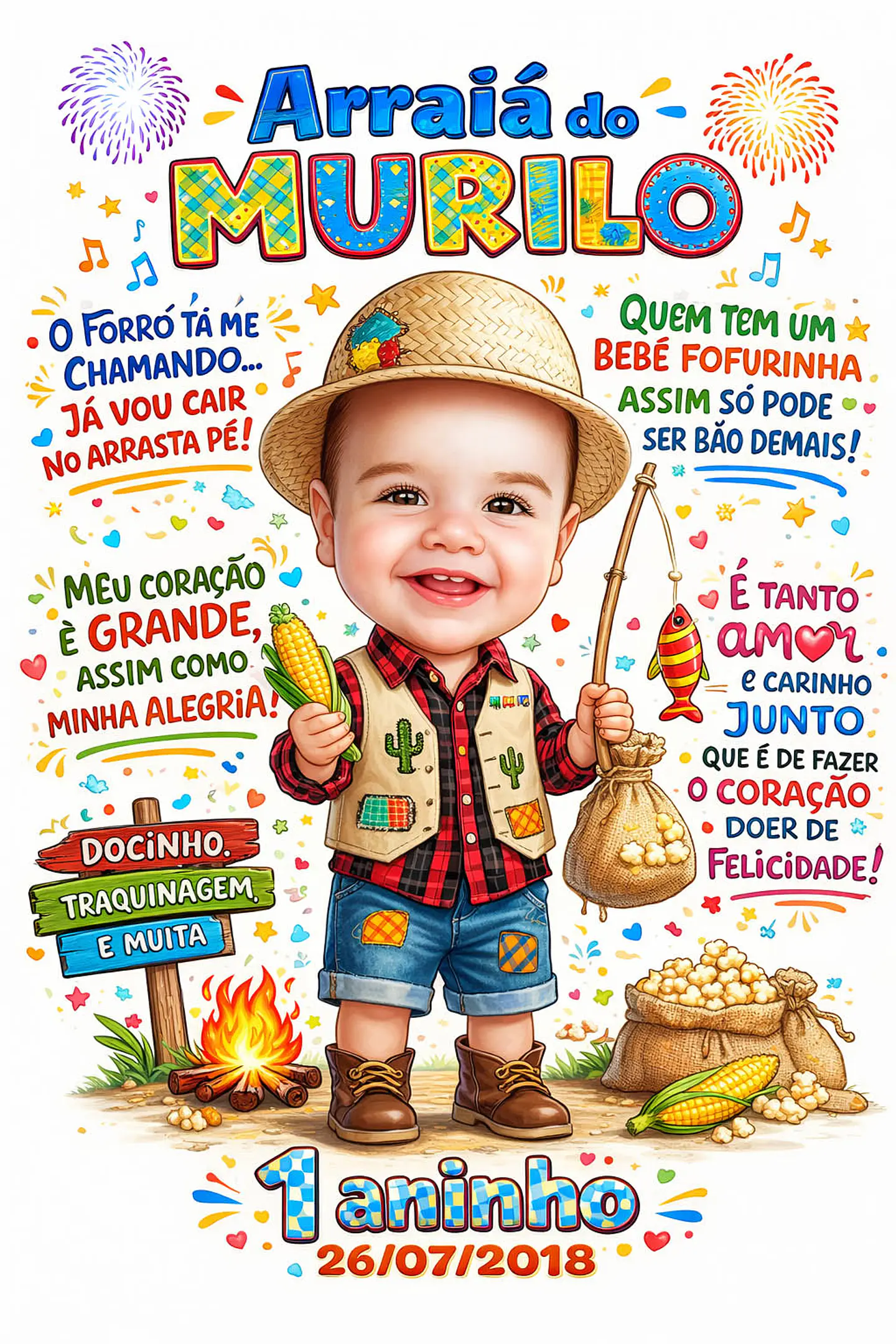 Convite Festa Junina 1