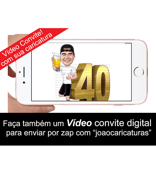 Caricatura digital linda mulher rosto normal e bonito p banner convite e lembrançinhas aniversário-Tema Boteco-bar-João Caricaturas