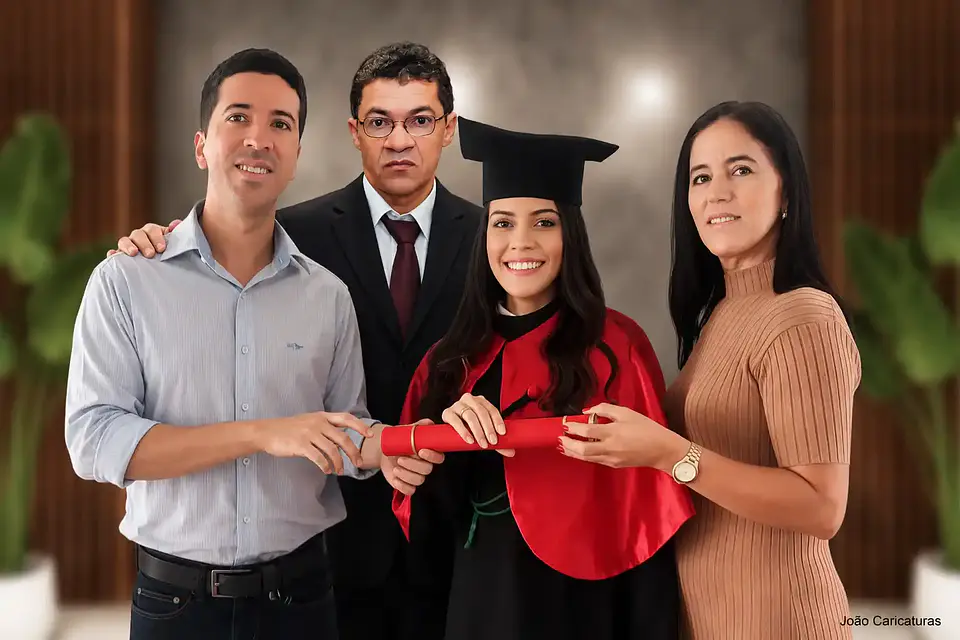 Edição de Fotos Personalizada | Reunindo Familiares em Uma Única Imagem 2
