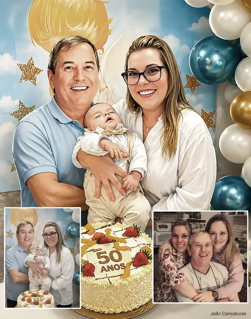 Edição de Fotos Personalizada | Reunindo Familiares em Uma Única Imagem 3