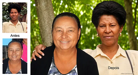 Montagem de Foto com Avô Falecido | Presente que Emociona Toda a Família