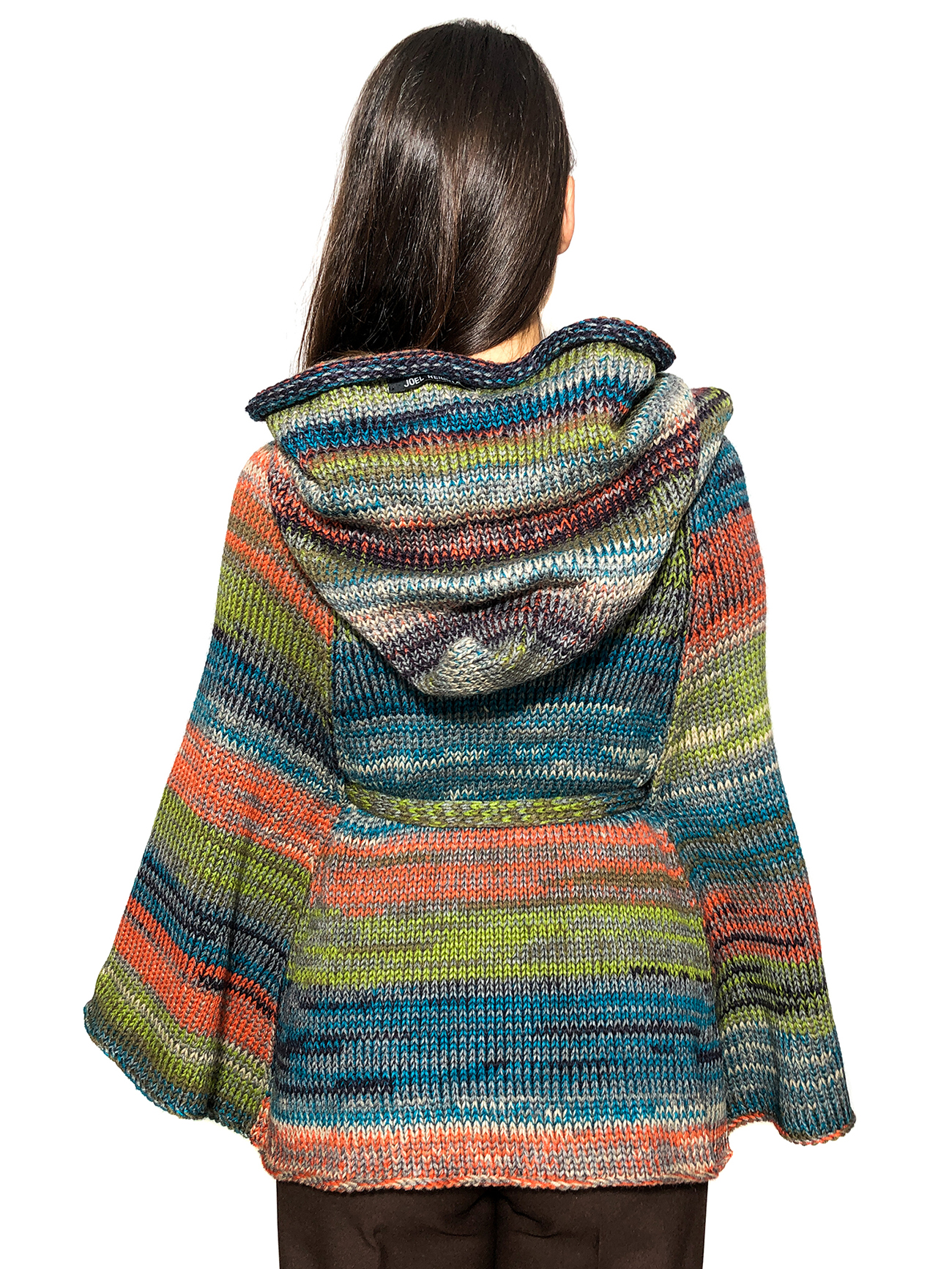 Multicolored Wool Cape