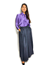 Patterned Long Skirt