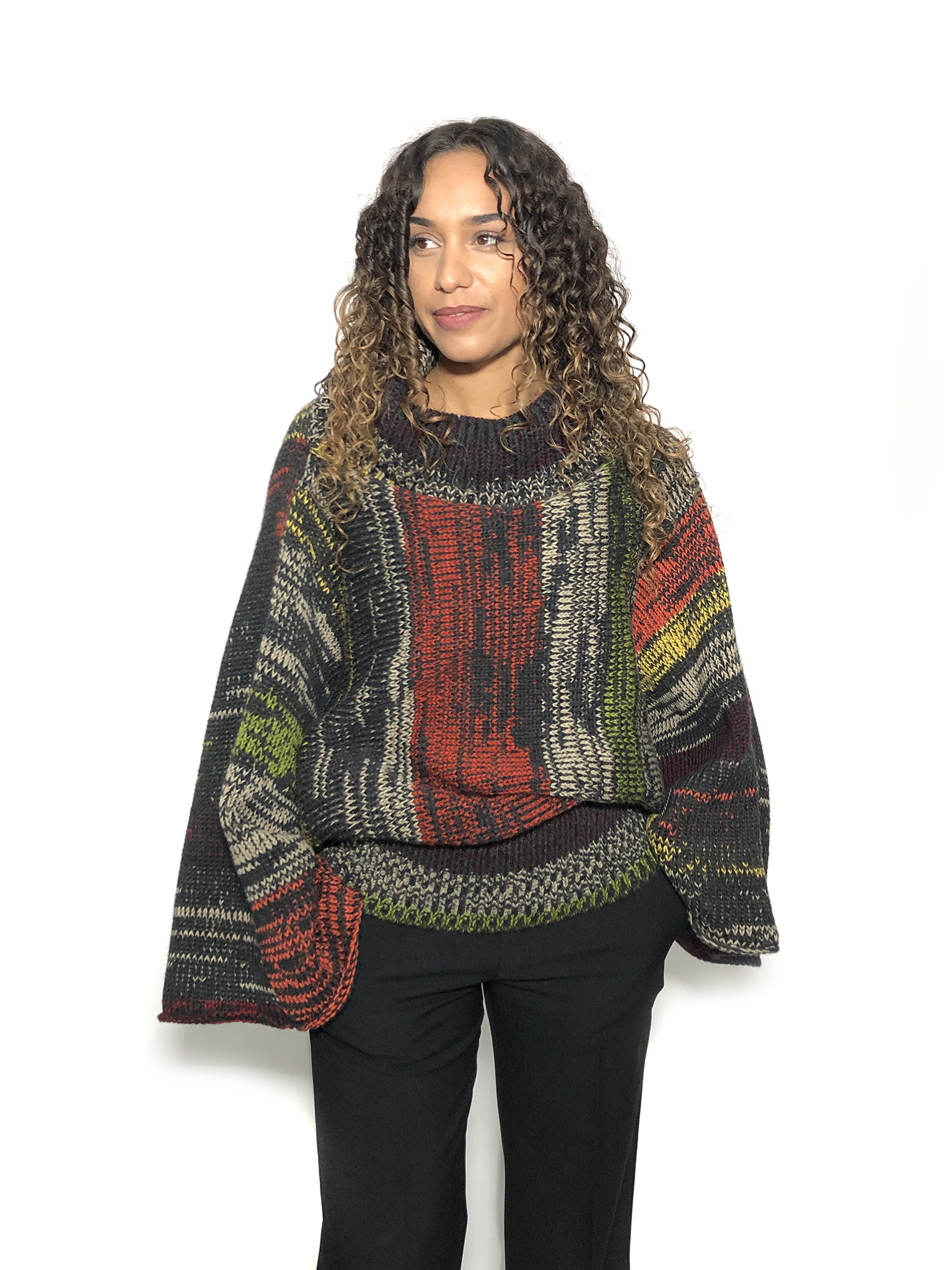 Multicolored Wool Jumper