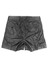 Black Wrinkled Shorts