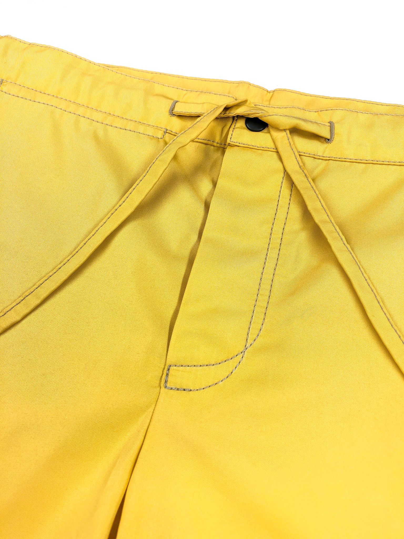 Yellow Drawstring Shorts