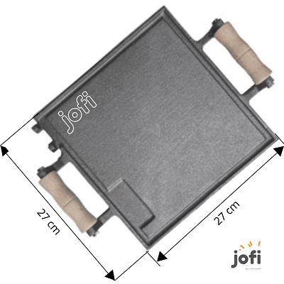 Plaque de cuisson Lisse en fonte adaptable aux réchauds ERV 3