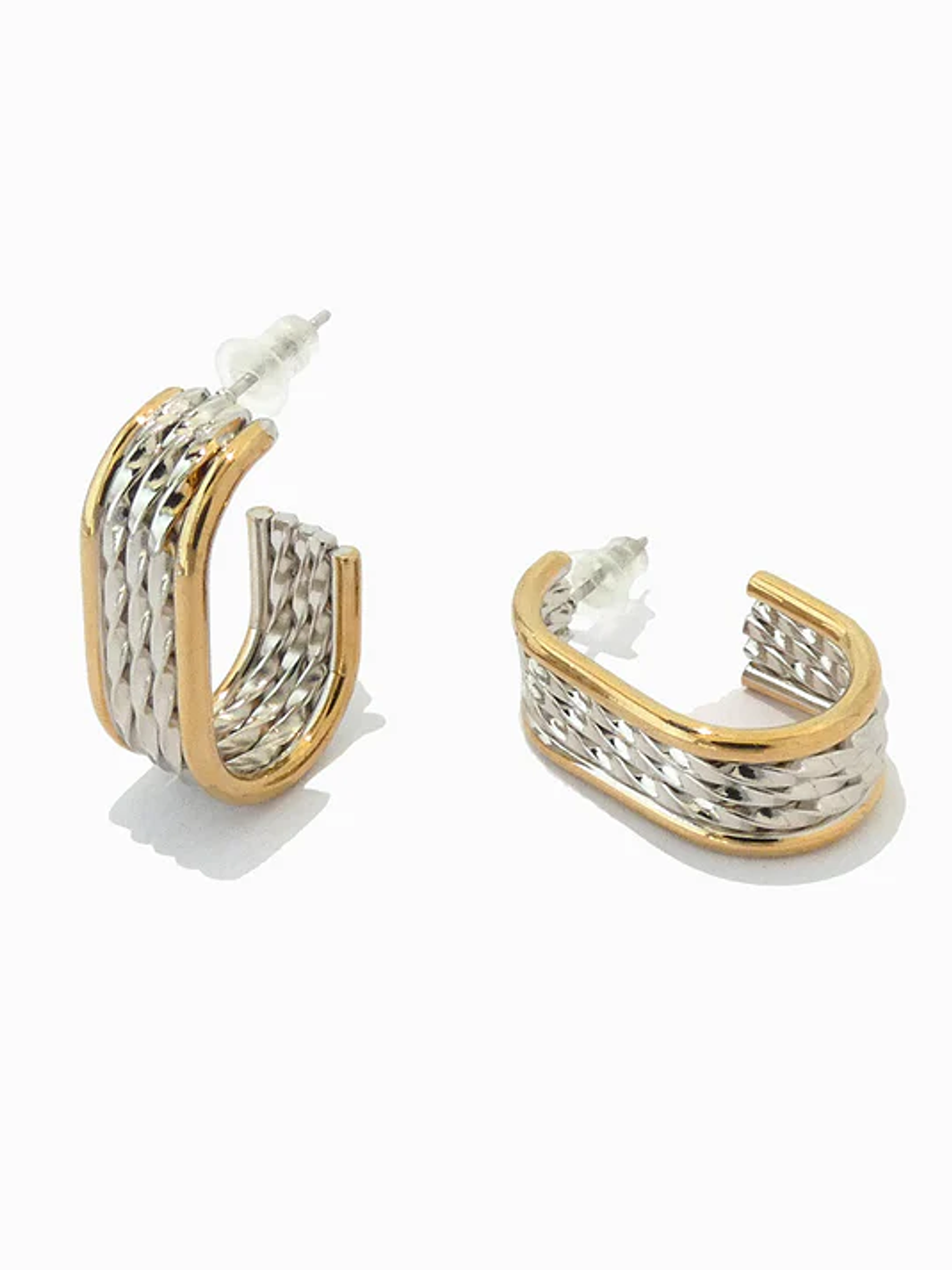 Hoop Earrings 25x18mm - Stainless Steel 1