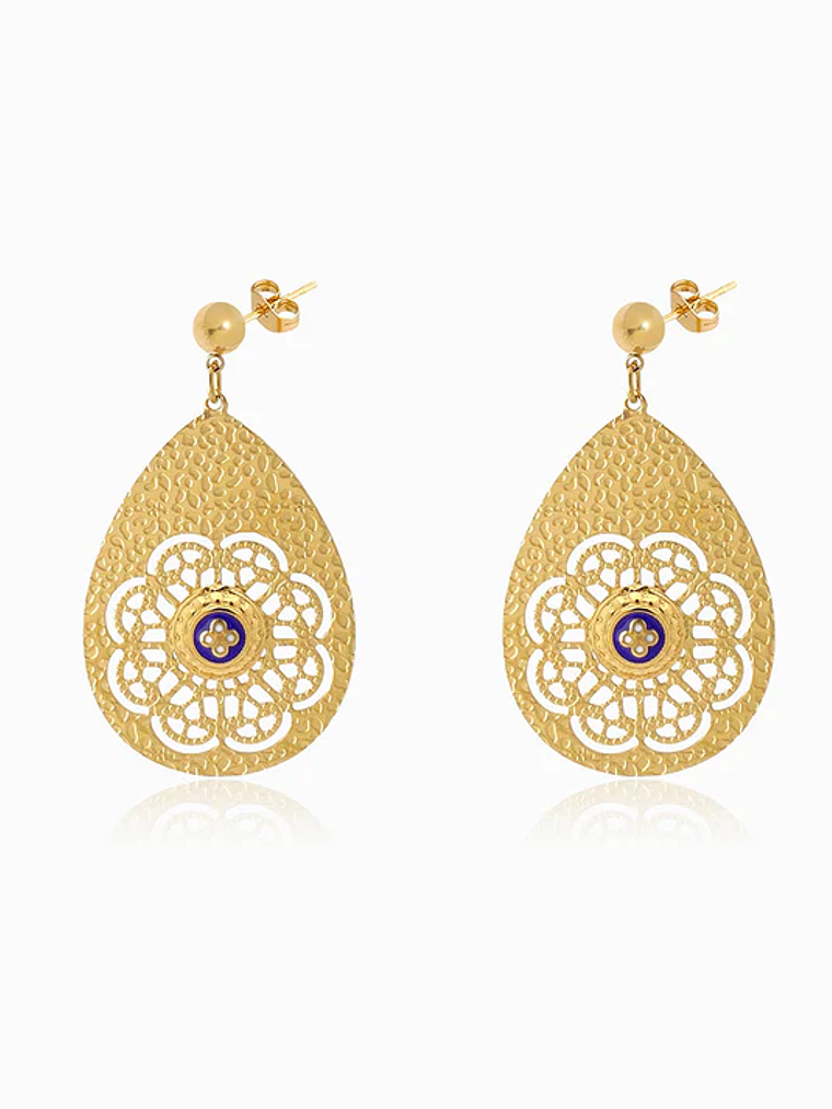 Traditional Earrings 43x26mm - Stainless Steel 1