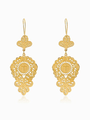 Traditional Earrings 62x22mm - Stainless Steel