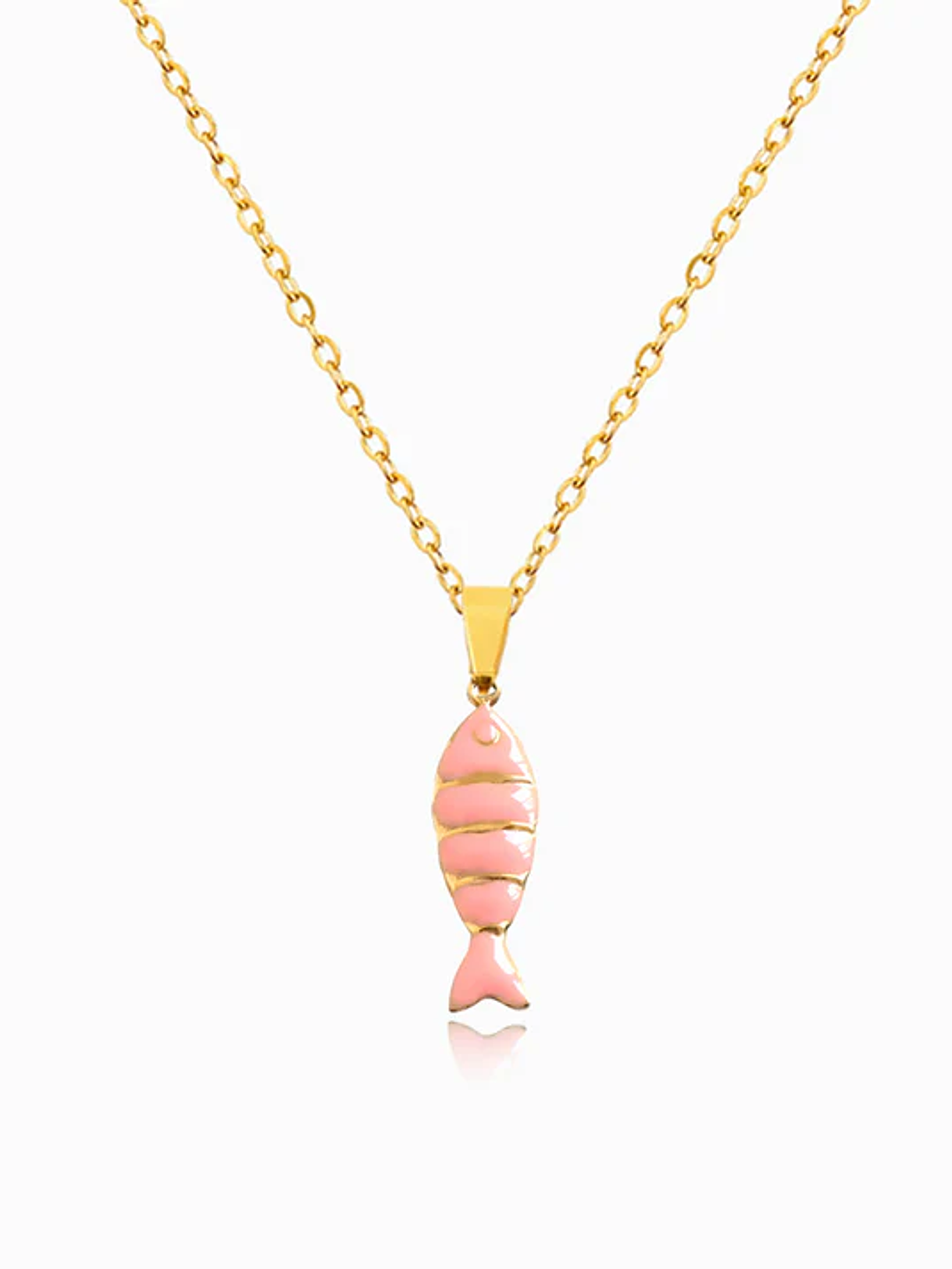 Necklace with Sardine - stainless steel 1