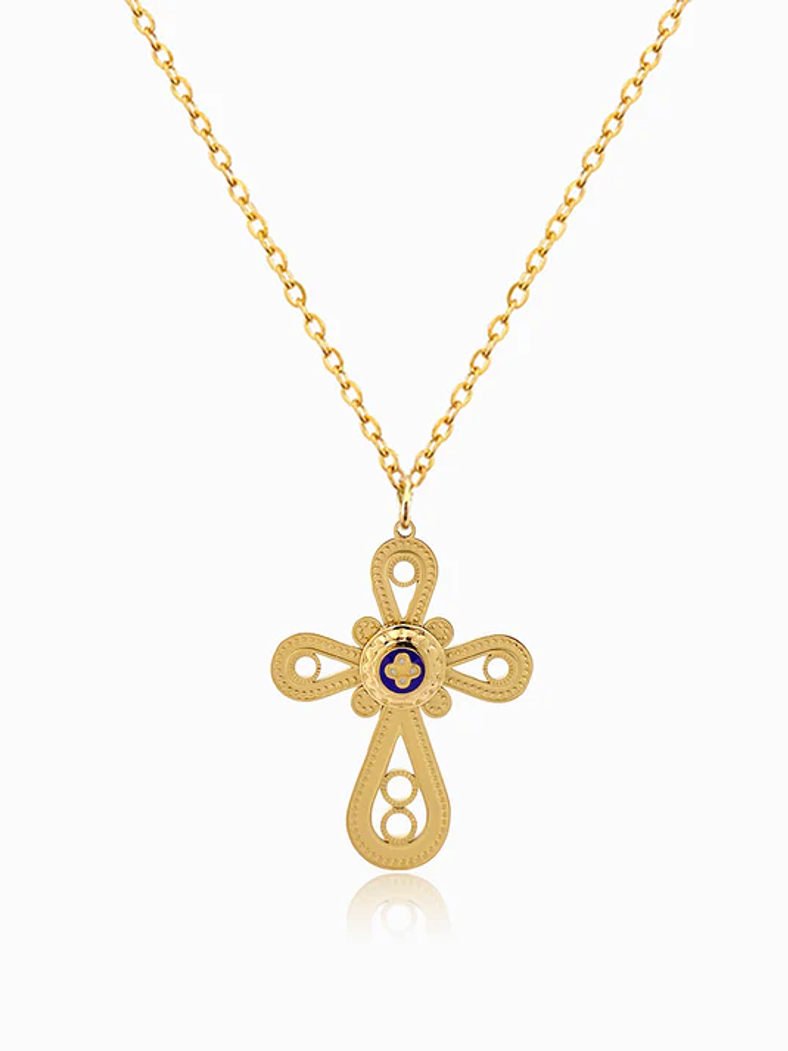 Cross Necklace - Stainless Steel 1