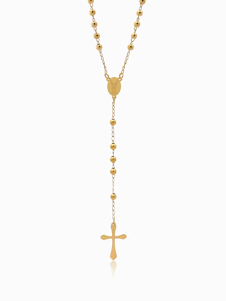 Colar Rosário  - aço inoxidável 1