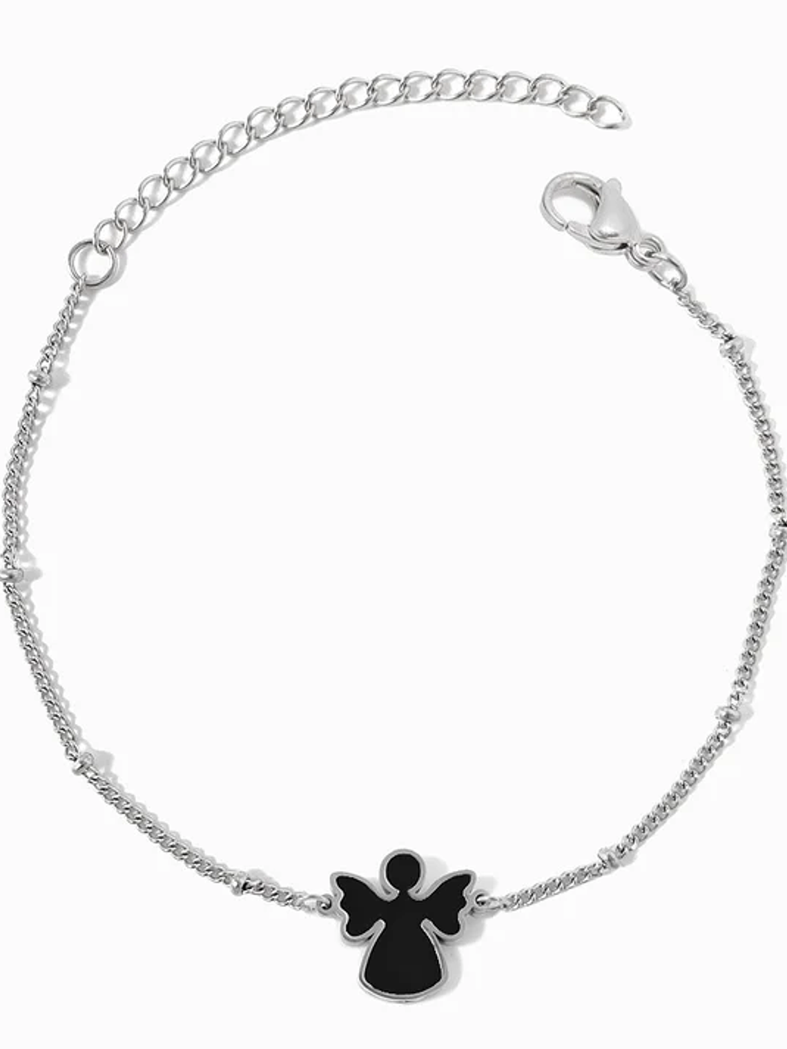 Stainless steel angel bracelet - Silver 1