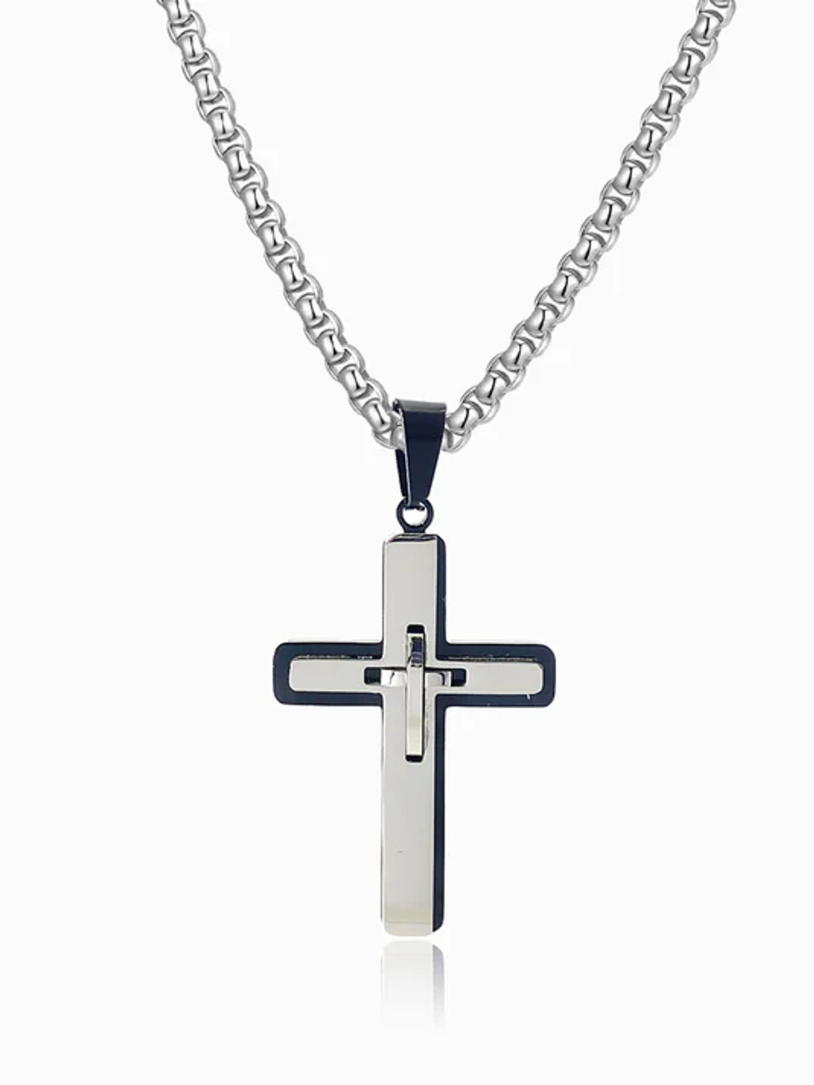 Cross Necklace - Stainless Steel 1