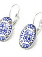 Brincos azulejos portugueses ovais - Thumbnail 2