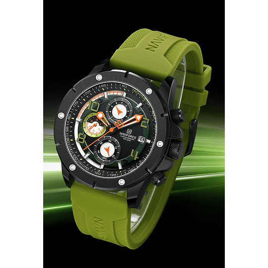 Reloj De Pulso Marca Naviforce Original Hombre Cronografos Activos Ref 3084