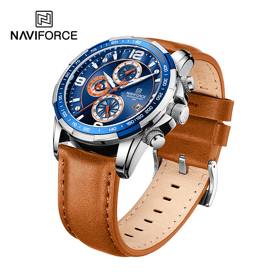 Reloj Naviforce Original Elegante Joyas De Pulso Para Hombre Ref 8020L