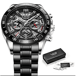 Reloj Marca Lige Original De Pulso Joyas De Hombre Cronografos Activos Ref 8944N (7)