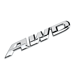 Emblema Awd All Wheel Drive En Metal Tuning Accesorios Auto Marca Genérica (1)