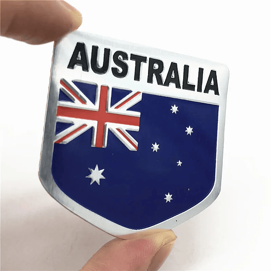 Emblema Bandera Australia Accesorios Auto Tuning Lujo Marca Generica