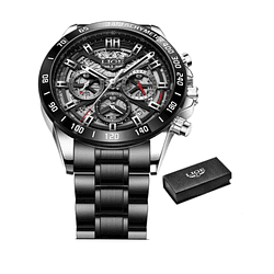 Reloj Marca Lige Original De Pulso Joyas De Hombre Cronografos Activos Ref 8944 (10)