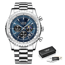 Reloj Marca Lige Original De Hombre Cronografos Activos De Pulso Ref 8989MN (42)