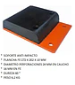 Soporte de caucho con placas acero - Miniatura 4