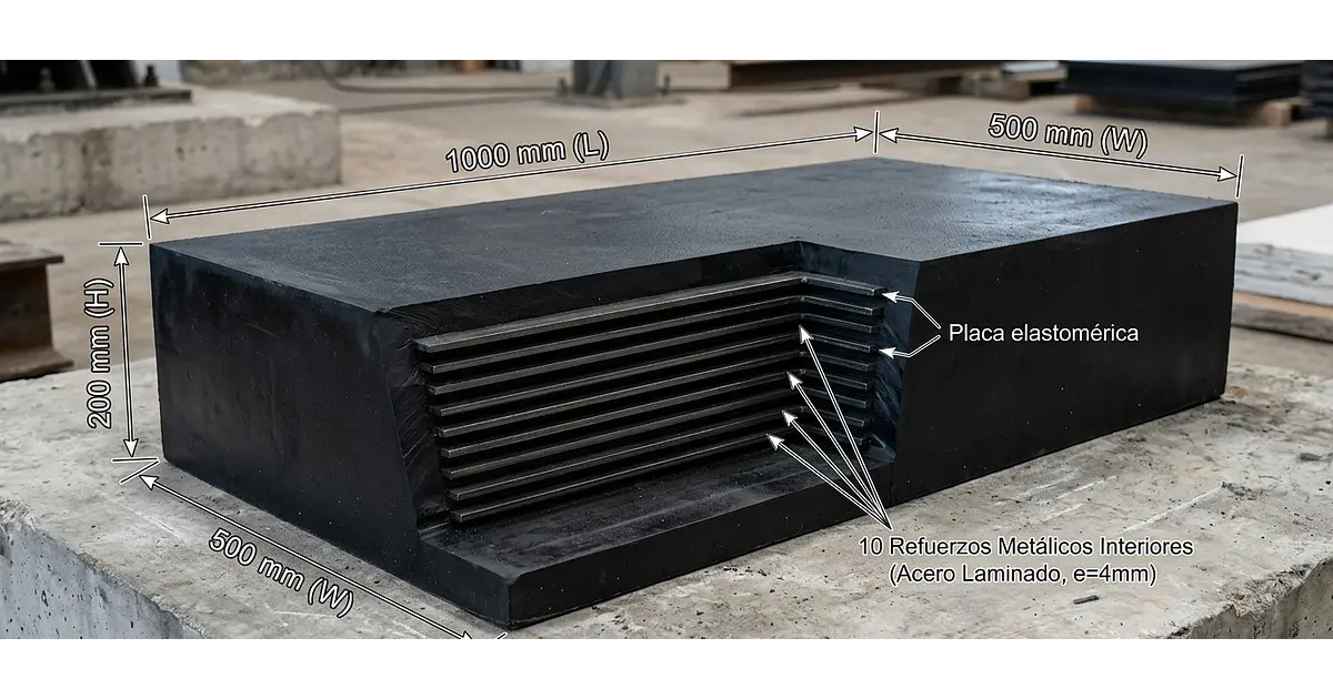 Placas de Apoyo- Placas Elastoméricas