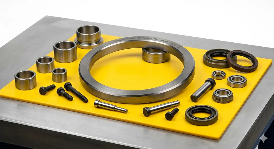 Mecanizado de piezas en acero, bronce y aluminio para el ensamble de componentes críticos de producción 1